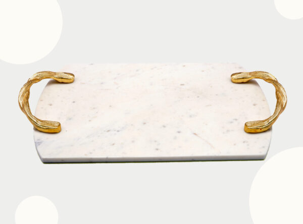 Marble Tray with Handle 2