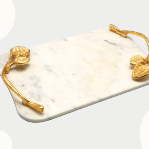 Marble Tray with Handle