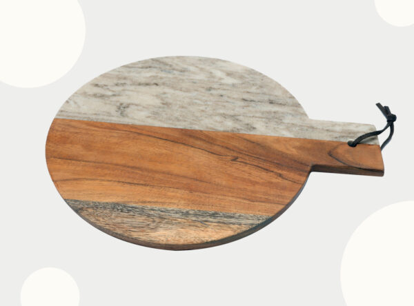 Wood & Marble Chopping Board