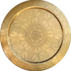 Gold Charger Plate 18.5"