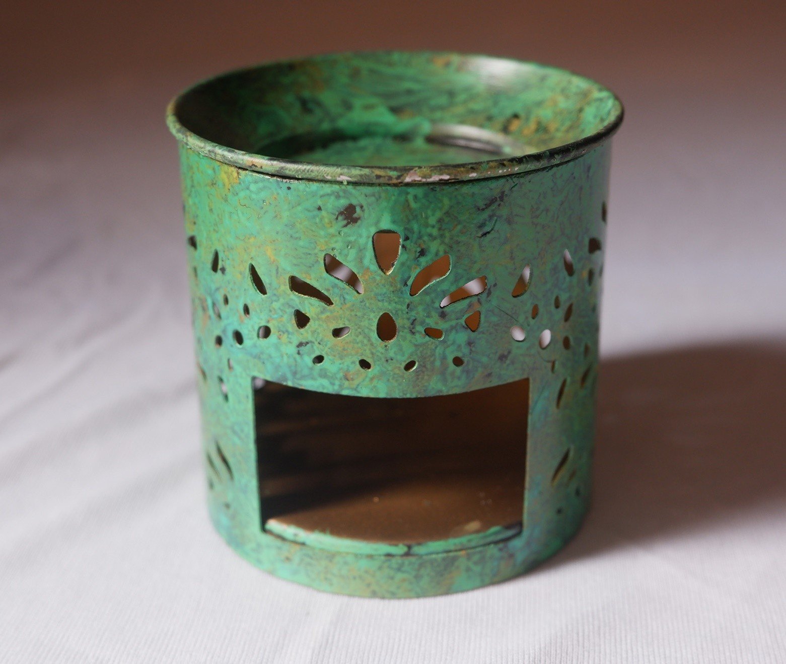 Turquoise Patina Votive Set of 5 — detail view 6